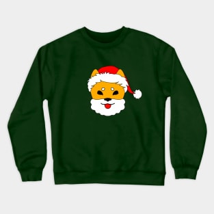 Shiba Inu Santa Crewneck Sweatshirt